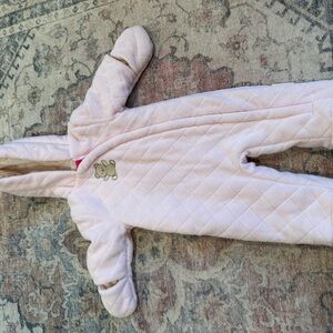 Wippette Light Pink Quilted Kids Footie